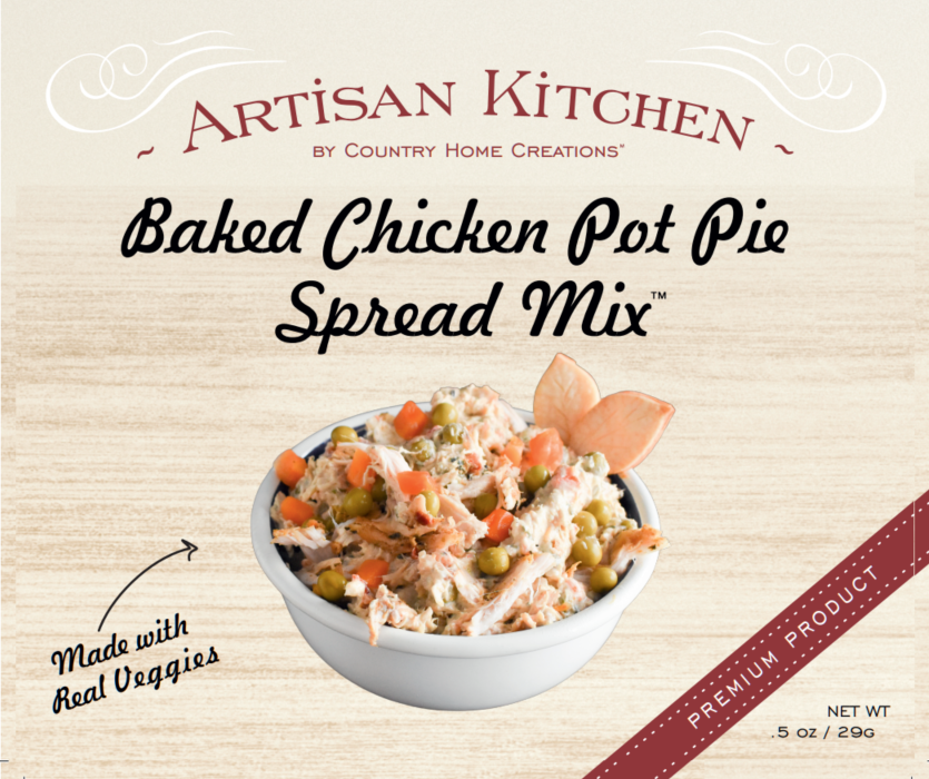 Artisan Kitchen Baked Chicken Pot Pie Spread Mix (Dozen)