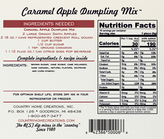 Artisan Kitchen - Caramel Apple Dumplings Mix (Dozen) NEW RELEASE