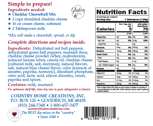 Cheddar Cheeseball Mix (Dozen)