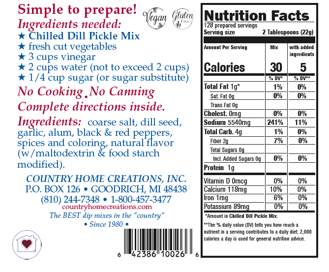 Chilled Dill Pickle Mix - Sample