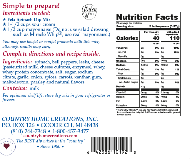 Feta Spinach Dip Mix (Dozen)