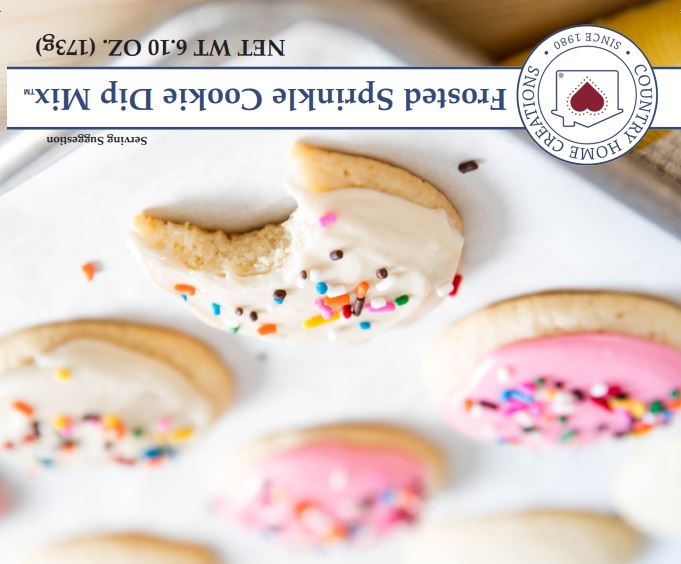 Frosted Sprinkle Cookie Dip Mix- (Dozen)