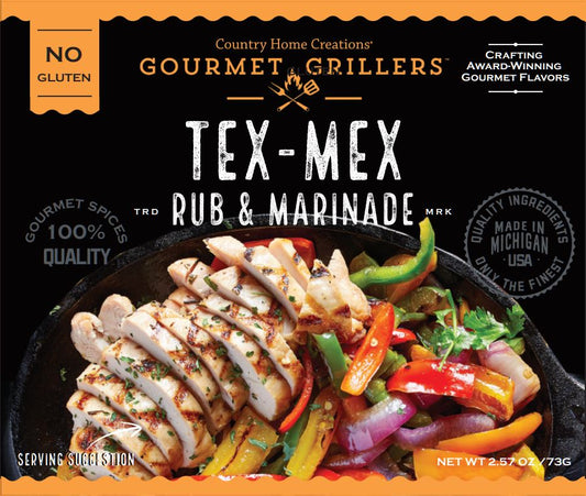 Gourmet Griller Tex-Mex Rub & Marinade (Dozen)