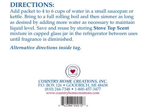 Stovetop Scent Mix - Gingerbread