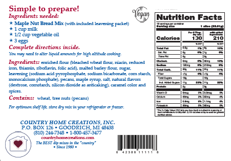 Maple Nut Bread Mix (1/2 Dozen) NEW RELEASE