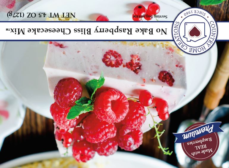 No Bake Raspberry Bliss Cheesecake Mix - Sample