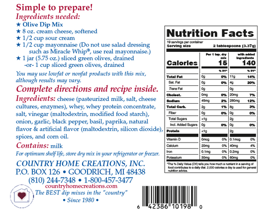 Olive Dip Mix (DOZEN)