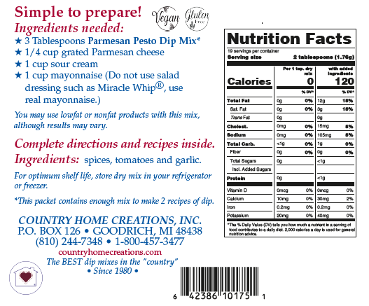 Parmesan Pesto Dip Mix (Dozen)