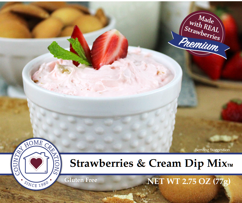 Strawberries & Cream Dip Mix - Sample