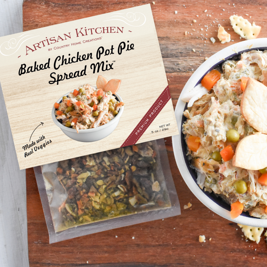 Artisan Kitchen Baked Chicken Pot Pie Spread Mix (Dozen)
