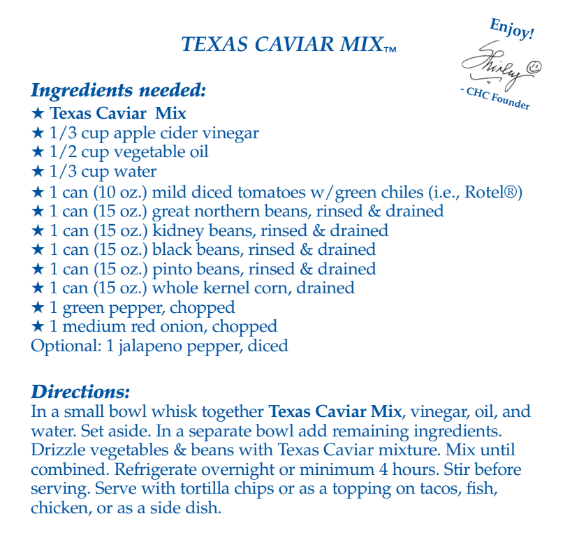 Texas Caviar Mix (Dozen)