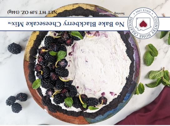 No Bake Blackberry Cheesecake Mix (1/2 Dozen)
