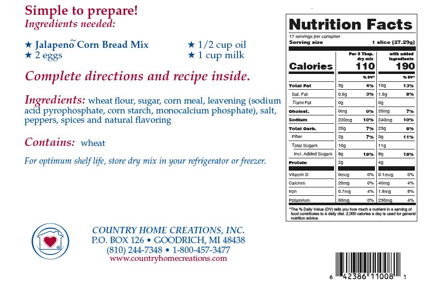 Jalapeno Cornbread Mix (1/2 Dozen)