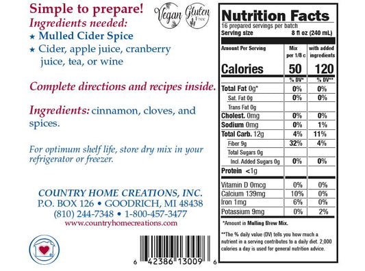 Mulled Cider Spice Mix - Sample