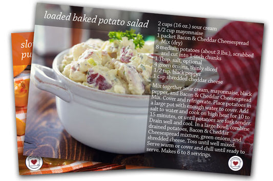 Recipe Postcards