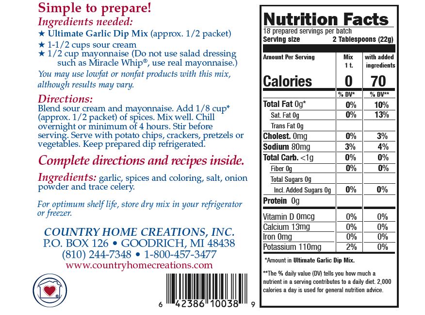 Ultimate Garlic Dip Mix (Dozen)