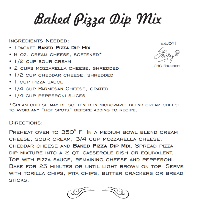 Artisan Kitchen Baked Pizza Dip Mix (Dozen)