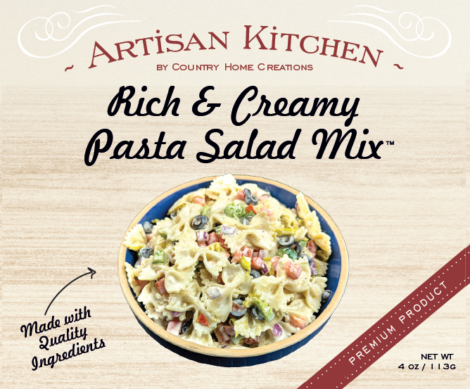 Artisan Kitchen Rich & Creamy Pasta Salad Mix (Dozen)-NEW RELEASE