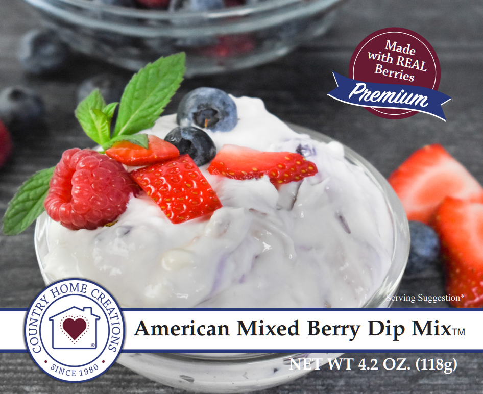 American Mixed Berry Dip Mix (Dozen)