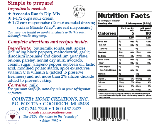 Avocado Ranch Dip Mix (Dozen)