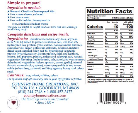 Bacon & Cheddar Cheesespread Mix (Dozen)