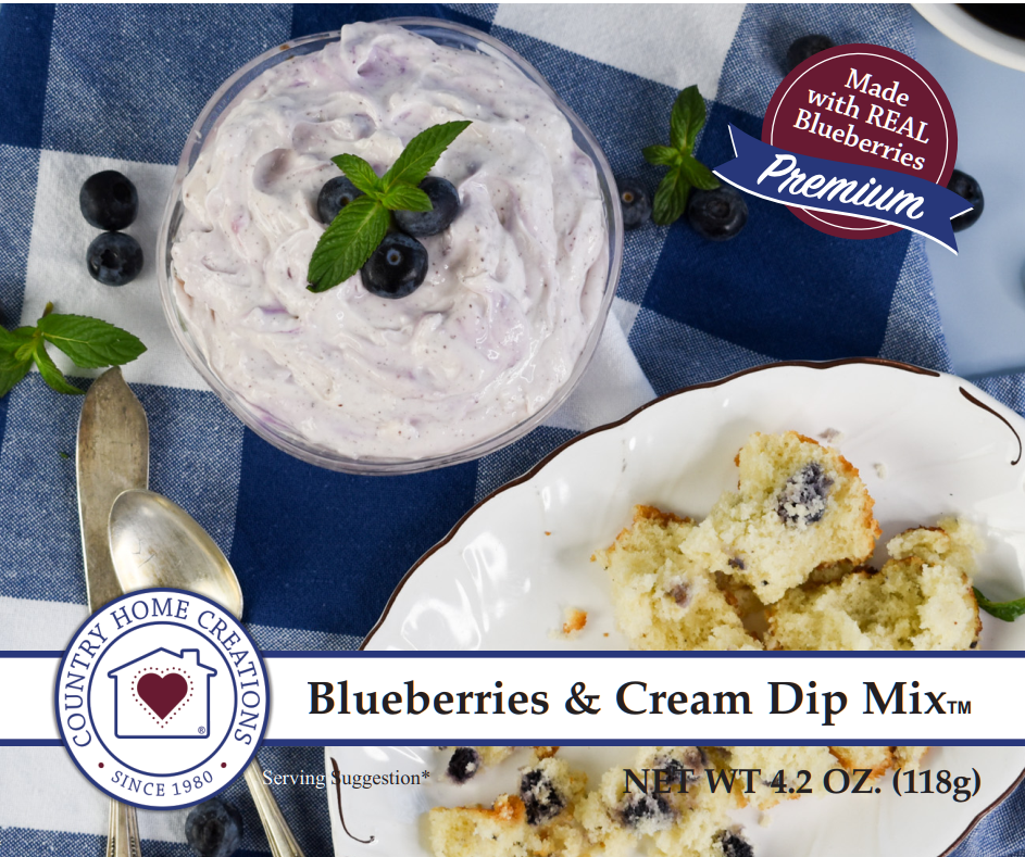 Blueberries & Cream Dip Mix (Dozen)