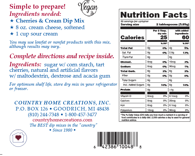 Cherries & Cream Dip Mix (Dozen) NEW RELEASE