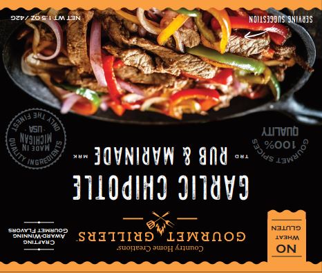 Gourmet Grillers Garlic Chipotle Rub & Marinade - Sample