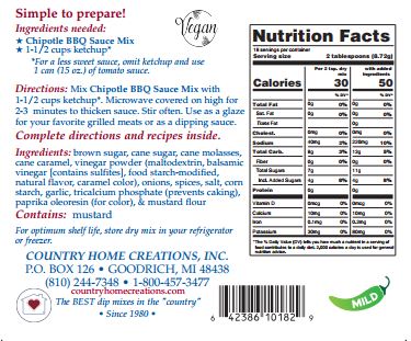 Chipotle BBQ Sauce Mix - Sample