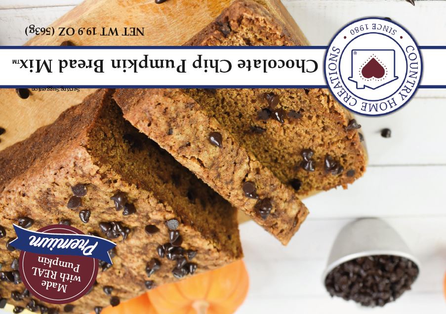 Chocolate Chip Pumpkin Bread Mix (1/2 Dozen)