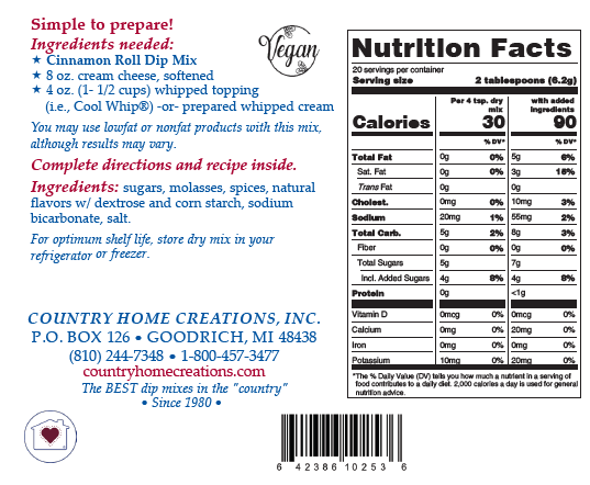 Cinnamon Roll Dip Mix - (Dozen) NEW RELEASE