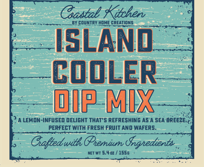 Coastal Kitchen Island Cooler Dip Mix-NEW RELEASE