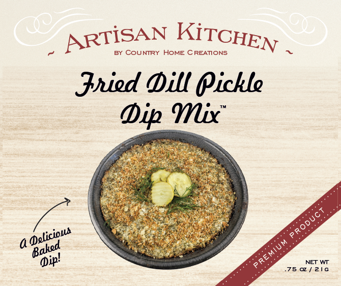Artisan Kitchen Fried Dill Pickle Dip Mix - Sample NEW RELEASE