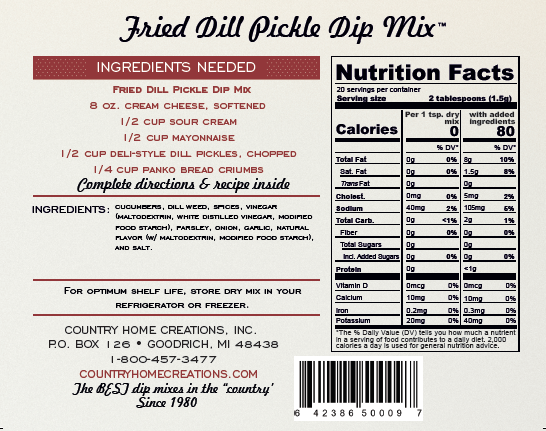 Artisan Kitchen Fried Dill Pickle Dip Mix - (Dozen) NEW RELEASE