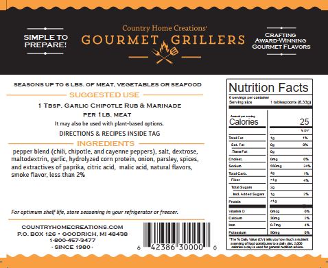 Gourmet Grillers Garlic Chipotle Rub & Marinade - Sample