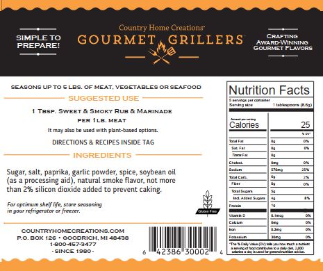 Gourmet Grillers Sweet & Smoky Rub & Marinade Mix- Sample