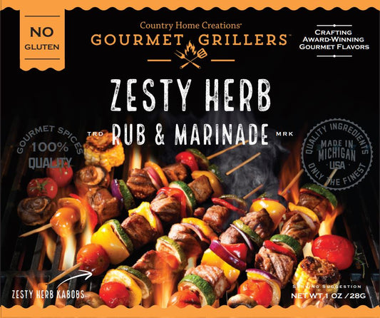 Gourmet Grillers Zesty Herb Rub & Marinade SAMPLE