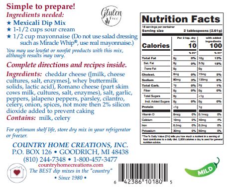 Mexicali Dip Mix - Sample