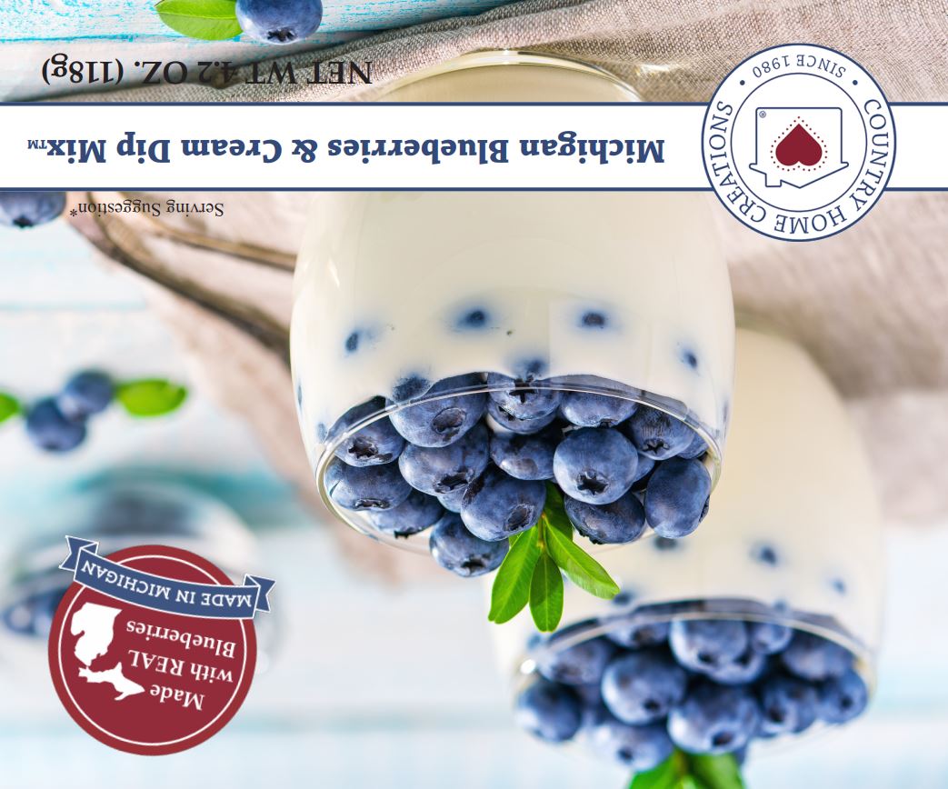 Taste of Michigan - Michigan  Blueberries & Cream Dip Mix -SAMPLE