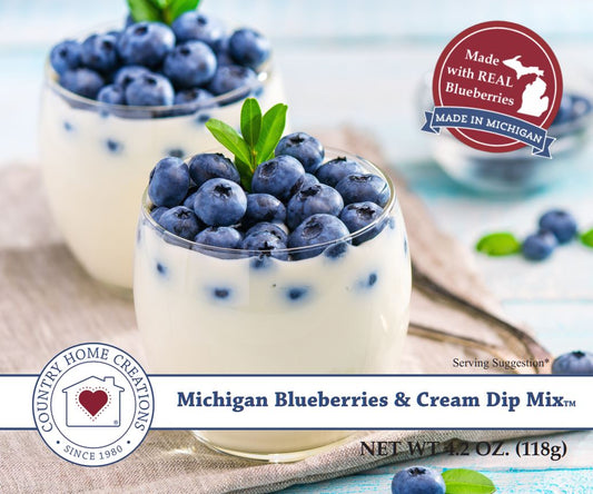 Taste of Michigan - Michigan  Blueberries & Cream Dip Mix -SAMPLE