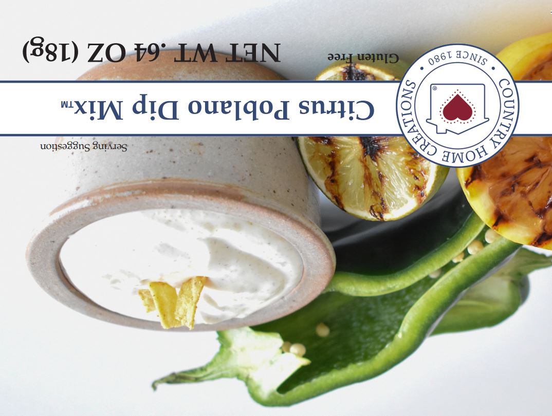 Mini Citrus Poblano Dip Mix