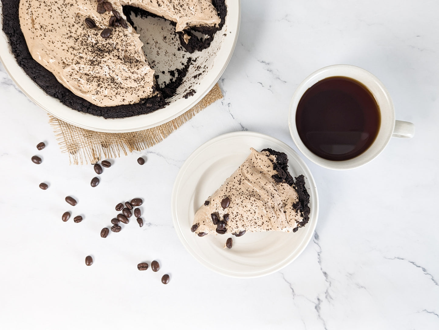No Bake Mocha Latte Cheesecake Mix - Sample