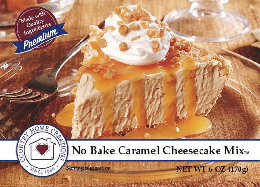 No Bake Caramel Cheesecake Mix (1/2 Dozen)