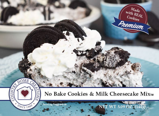 No Bake Cookies & Milk Cheesecake Mix (1/2 Dozen)