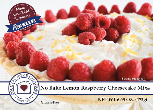 No Bake Lemon Raspberry Cheesecake Mix (1/2 Dozen)