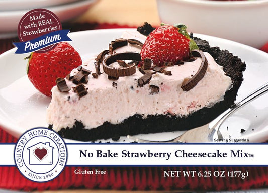 No Bake Strawberry Cheesecake Mix (1/2 Dozen)