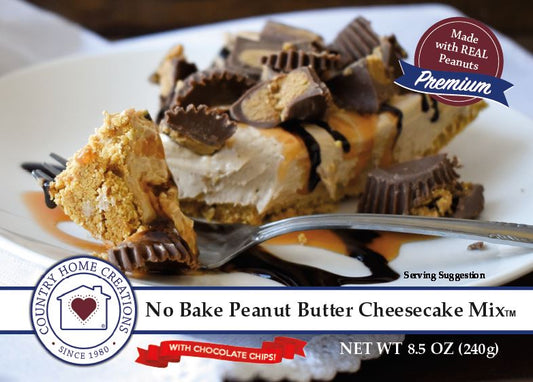 No Bake Peanut Butter Cheesecake Mix (1/2 Dozen)