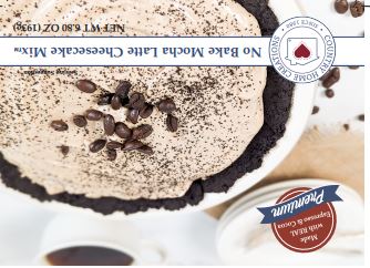 No Bake Mocha Latte Cheesecake Mix - Sample