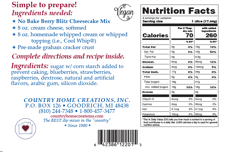 No Bake Berry Blitz Cheesecake Mix-Sample