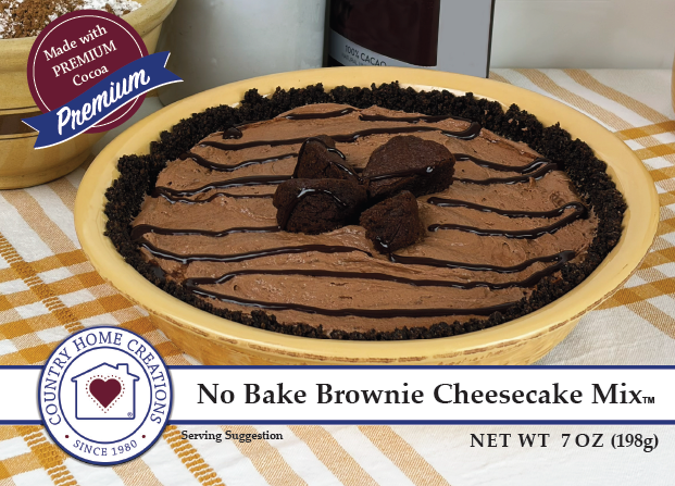 No Bake Brownie Cheesecake Mis - SAMPLE